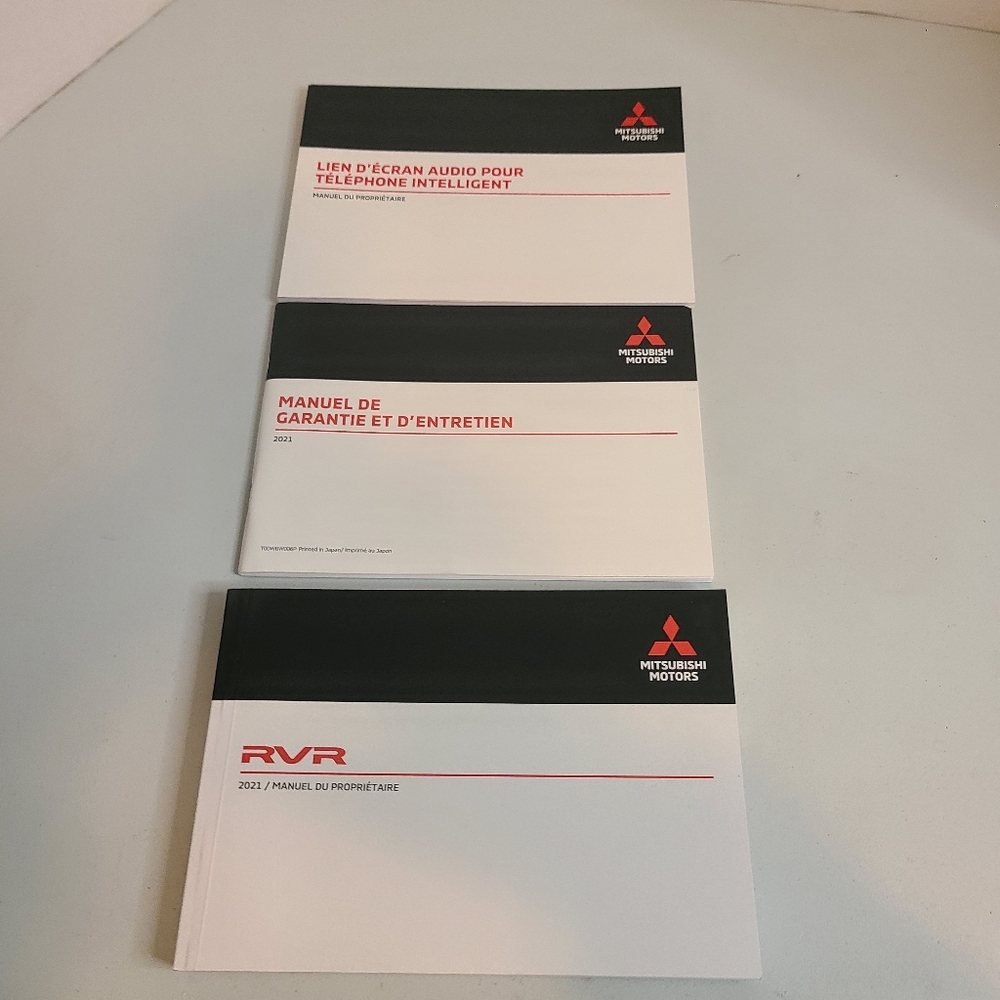 2021 Mitsubishi OutlanderSport/RVR Owner's Manual -Warranty & Maintenance French